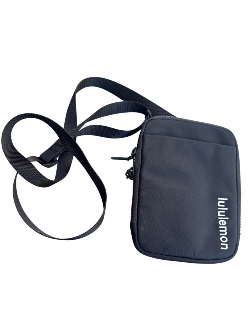 Lululemon Easy Access Crossbody Bag Black Neon Trim Travel Purse